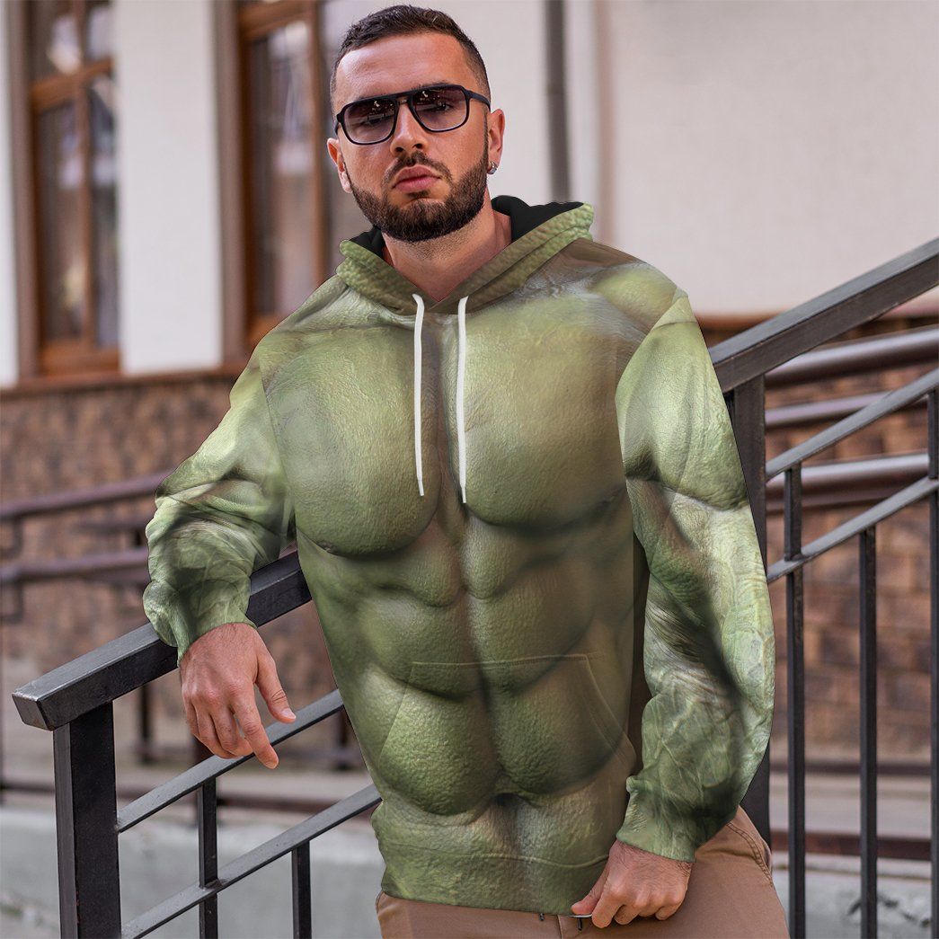 Klothek 3D Incredible Hulk Custom Hoodie Apparel | Price in USA, Best Quality