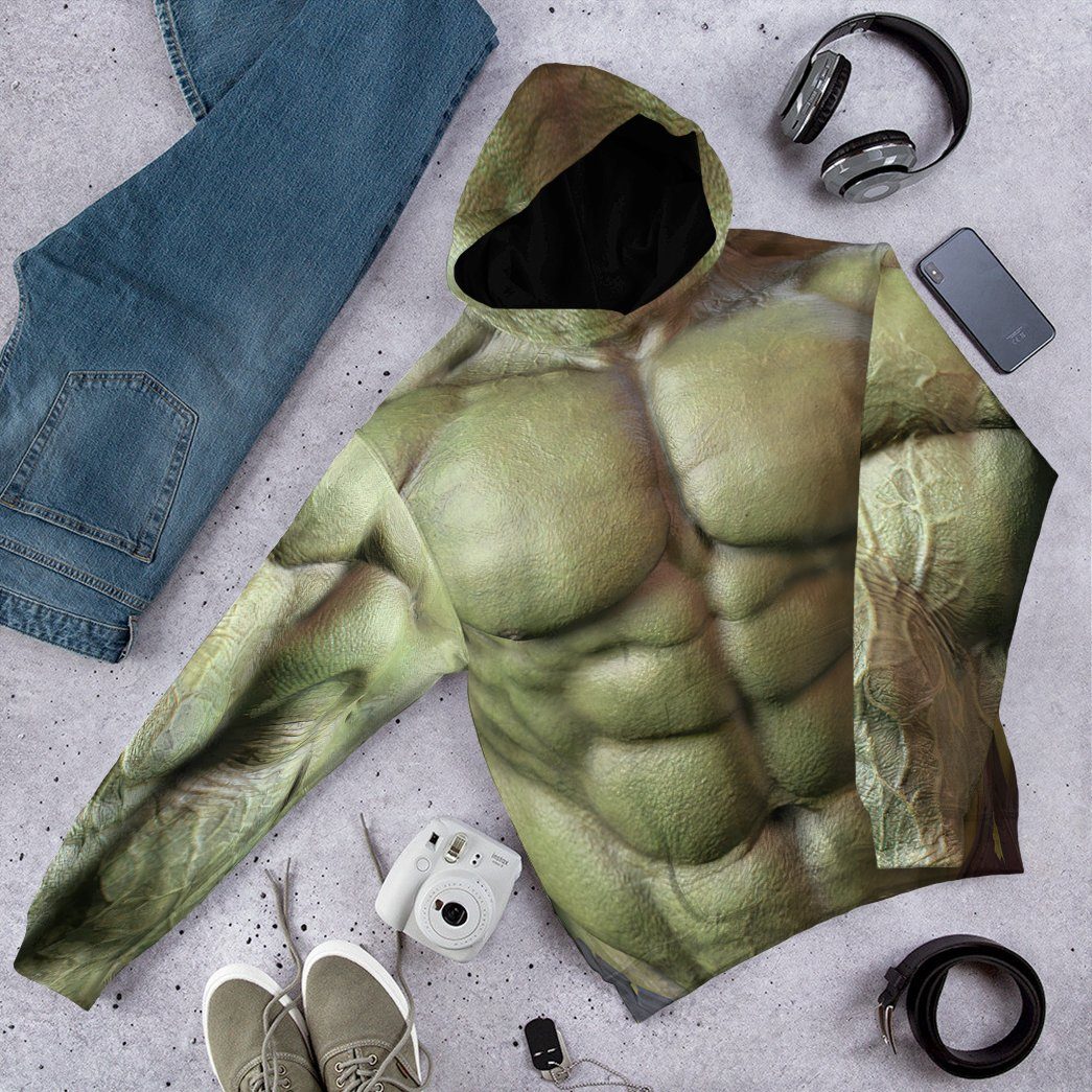 Klothek 3D Incredible Hulk Custom Hoodie Apparel | Price in USA, Best Quality