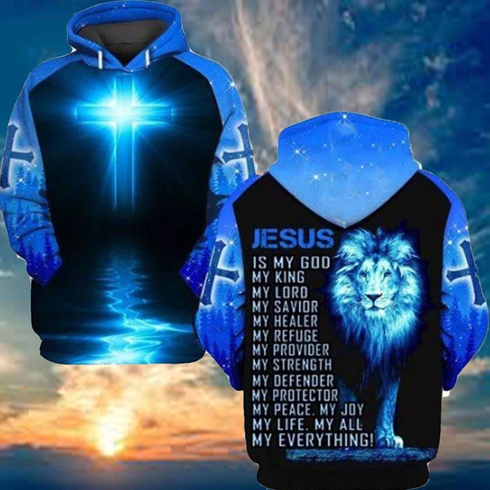 Klothek 3D Jesus Is My Everything Custom Tshirt Hoodie Apparel | Price in USA, Best Quality