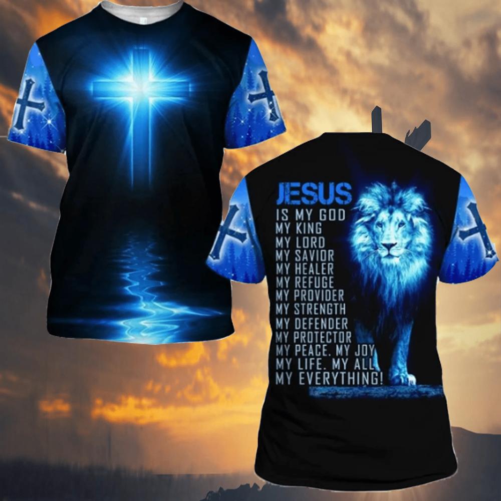 Klothek 3D Jesus Is My Everything Custom Tshirt Hoodie Apparel | Price in USA, Best Quality