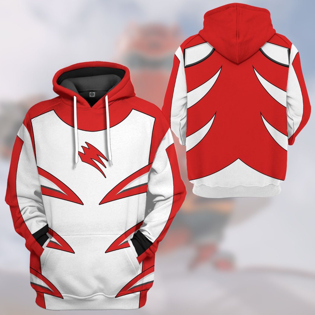 Klothek 3D Jungle Fury Red Master Mode Power Ranger Tshirt Hoodie A | Price in USA, Best Quality