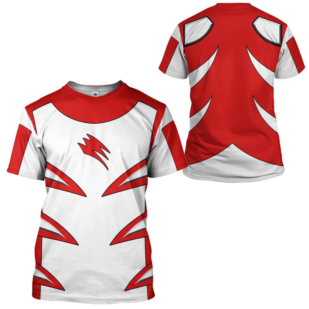 Klothek 3D Jungle Fury Red Master Mode Power Ranger Tshirt Hoodie A | Price in USA, Best Quality