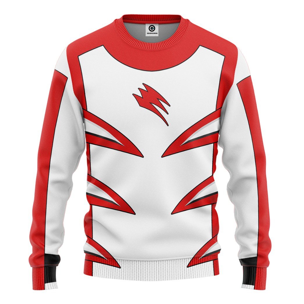 Klothek 3D Jungle Fury Red Master Mode Power Ranger Tshirt Hoodie A | Price in USA, Best Quality