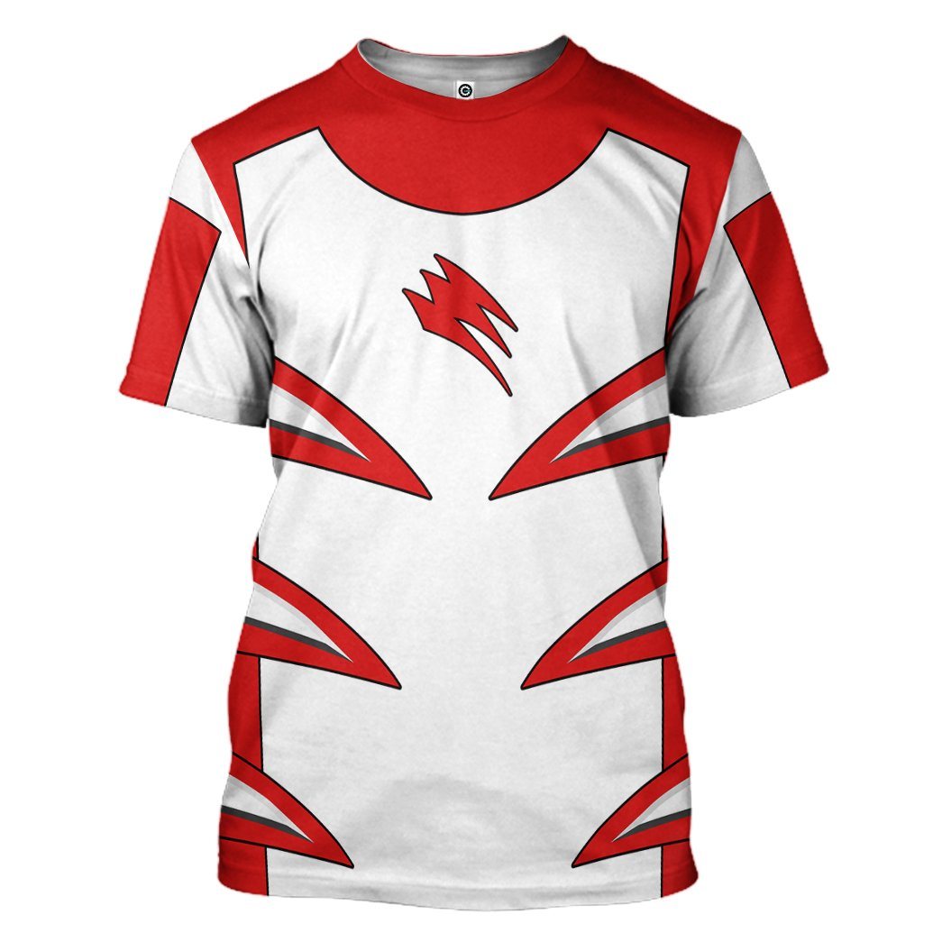 Klothek 3D Jungle Fury Red Master Mode Power Ranger Tshirt Hoodie A | Price in USA, Best Quality