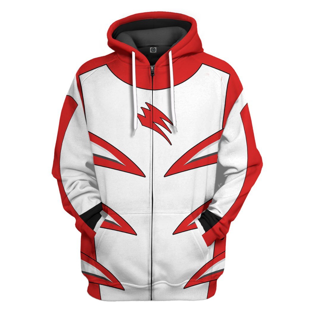 Klothek 3D Jungle Fury Red Master Mode Power Ranger Tshirt Hoodie A | Price in USA, Best Quality