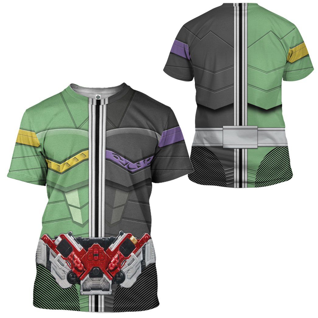 Klothek 3D Kamen Rider W Cyclone Joker Form Tshirt Hoodie Apparel | Price in USA, Best Quality