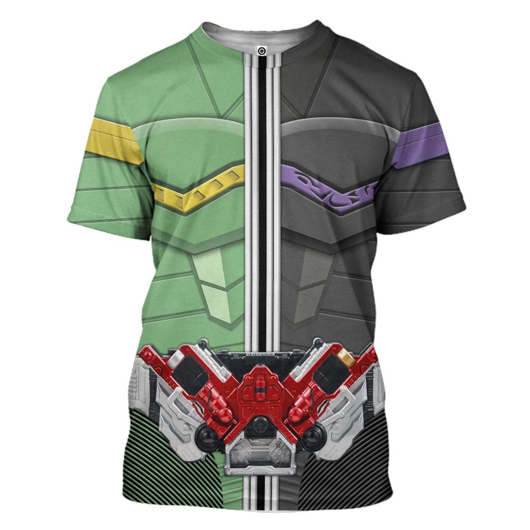 Klothek 3D Kamen Rider W Cyclone Joker Form Tshirt Hoodie Apparel | Price in USA, Best Quality