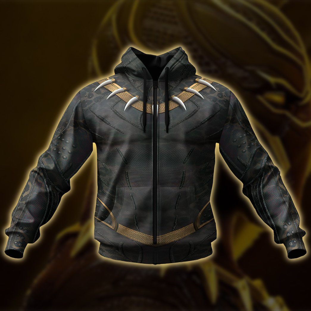 Klothek 3D Killmonger Golden Jaguar Custom Hoodie Apparel | Price in USA, Best Quality