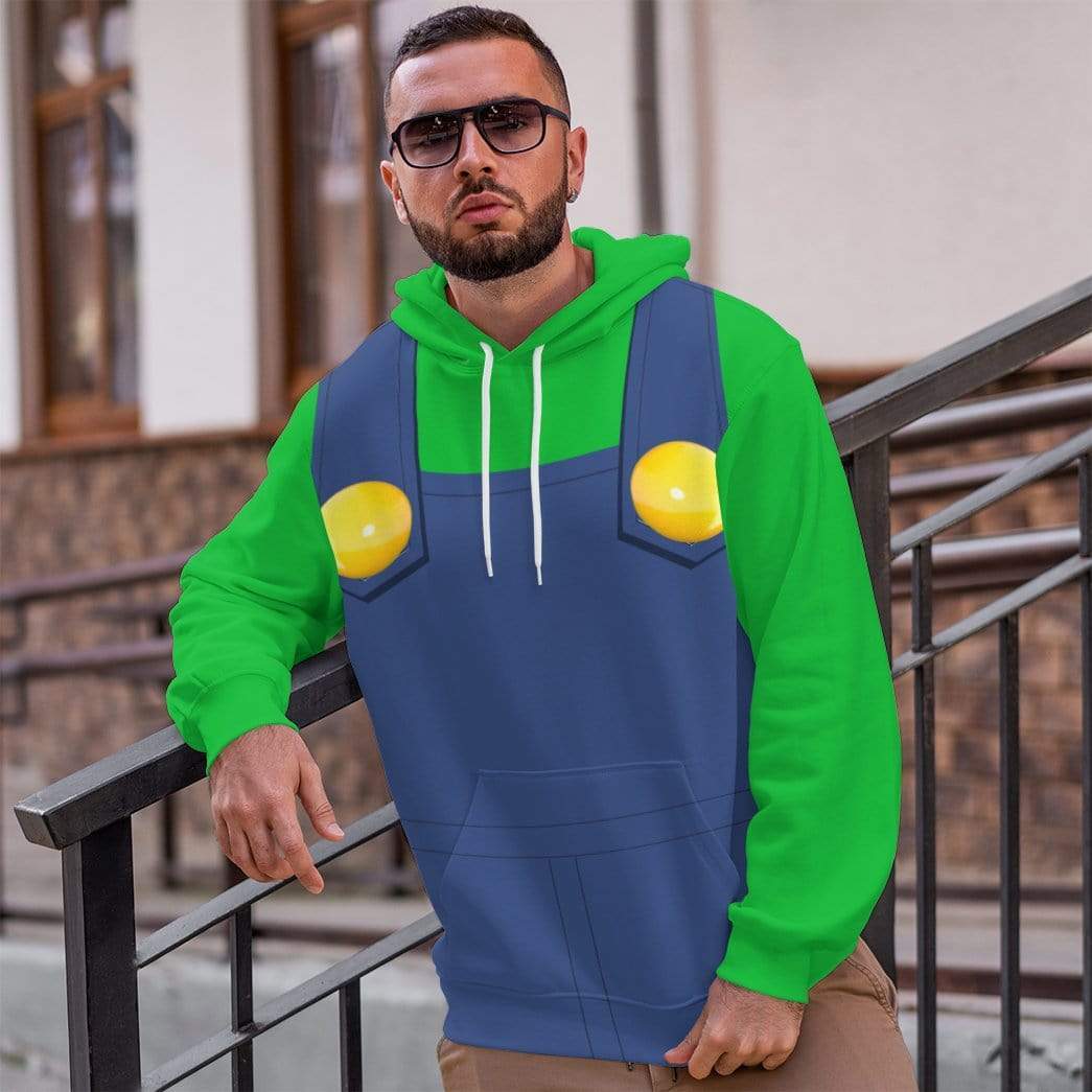 Klothek 3D Luigi Custom Hoodie Apparel | Price in USA, Best Quality