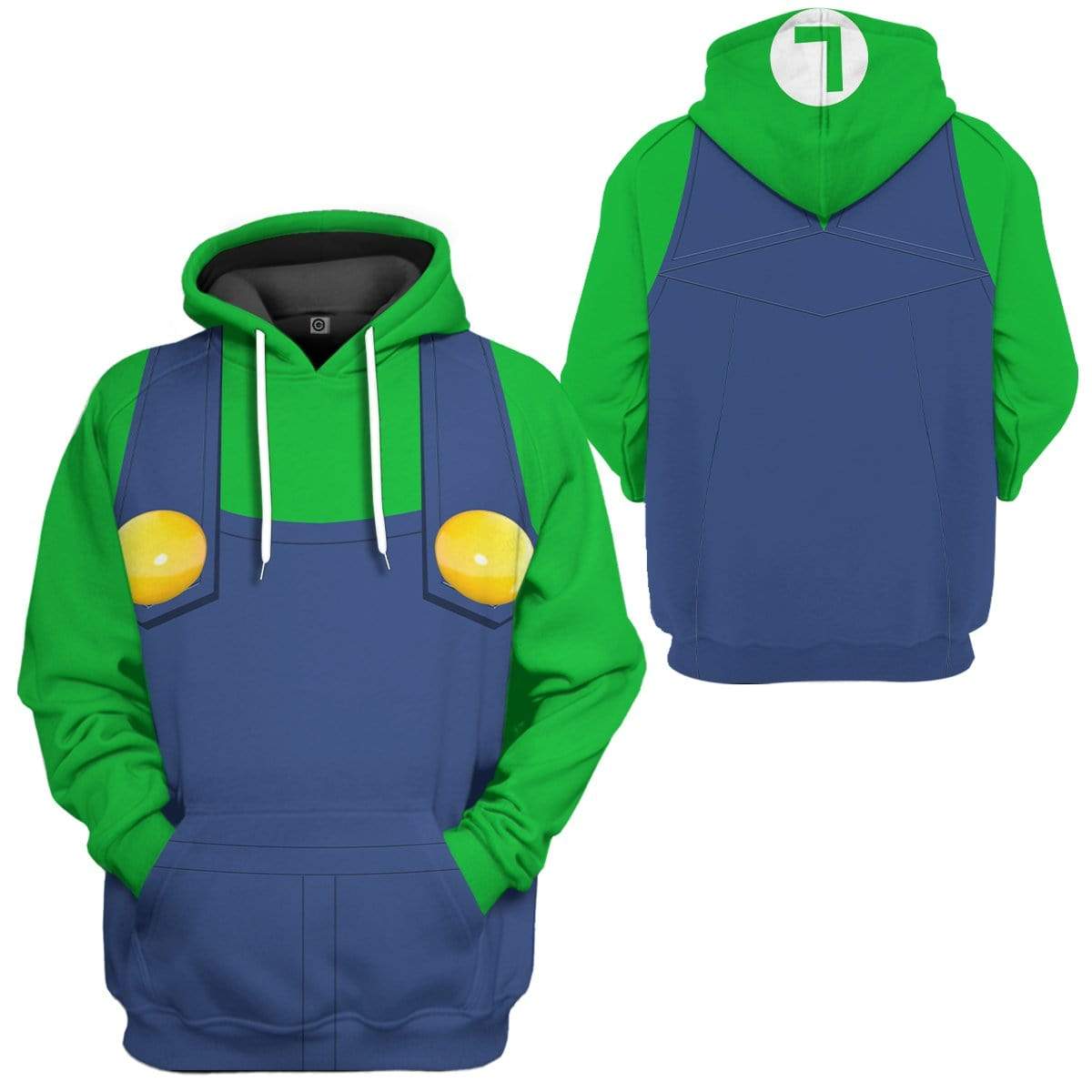 Klothek 3D Luigi Custom Hoodie Apparel | Price in USA, Best Quality