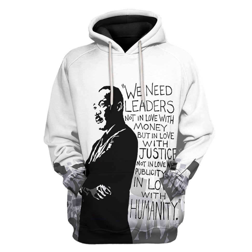 Klothek 3D Martin Luther King We Need Leaders Not In Love With Mone | Price in USA, Best Quality