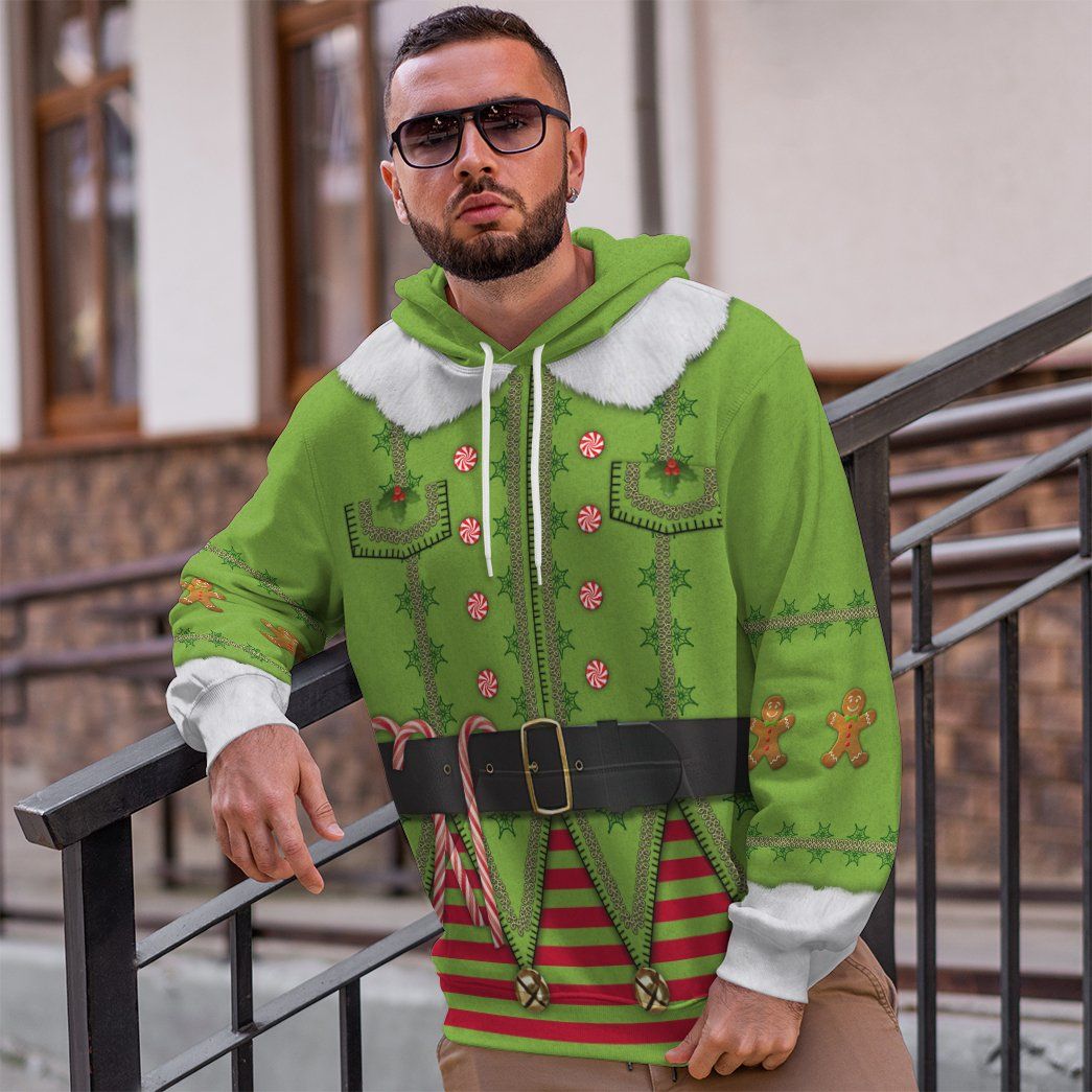 Klothek 3D Mens Ugly Christmas Elf Custom Tshirt Hoodie Apparel | Price in USA, Best Quality