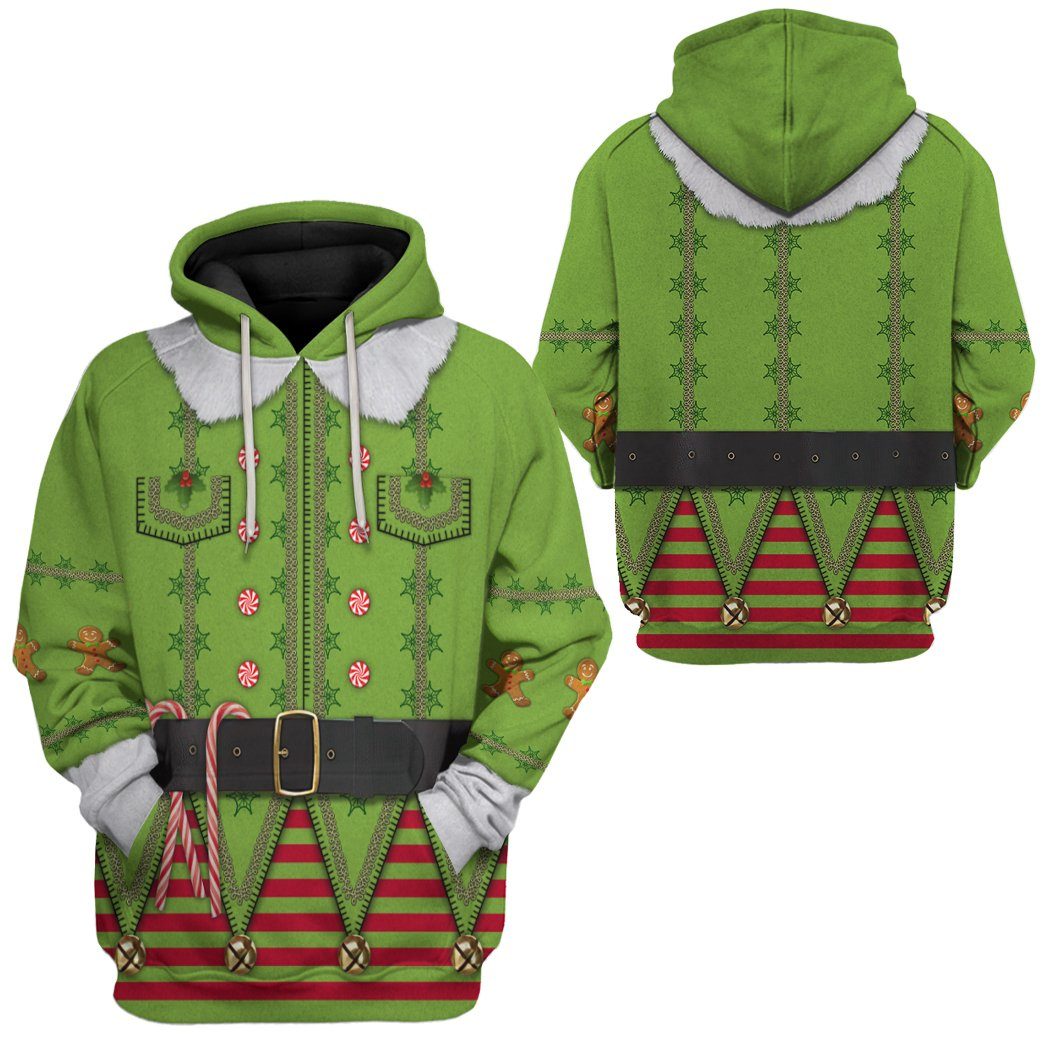 Klothek 3D Mens Ugly Christmas Elf Custom Tshirt Hoodie Apparel | Price in USA, Best Quality