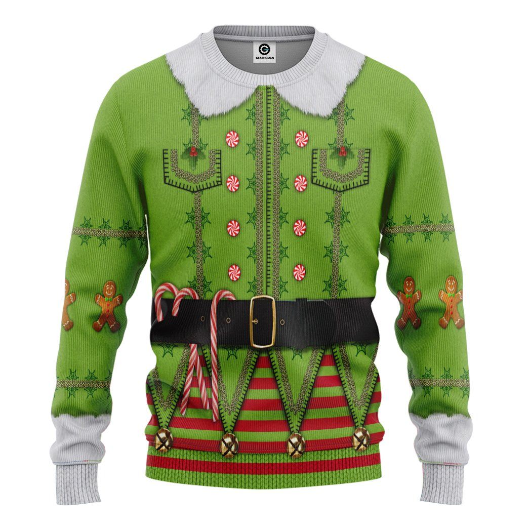 Klothek 3D Mens Ugly Christmas Elf Custom Tshirt Hoodie Apparel | Price in USA, Best Quality