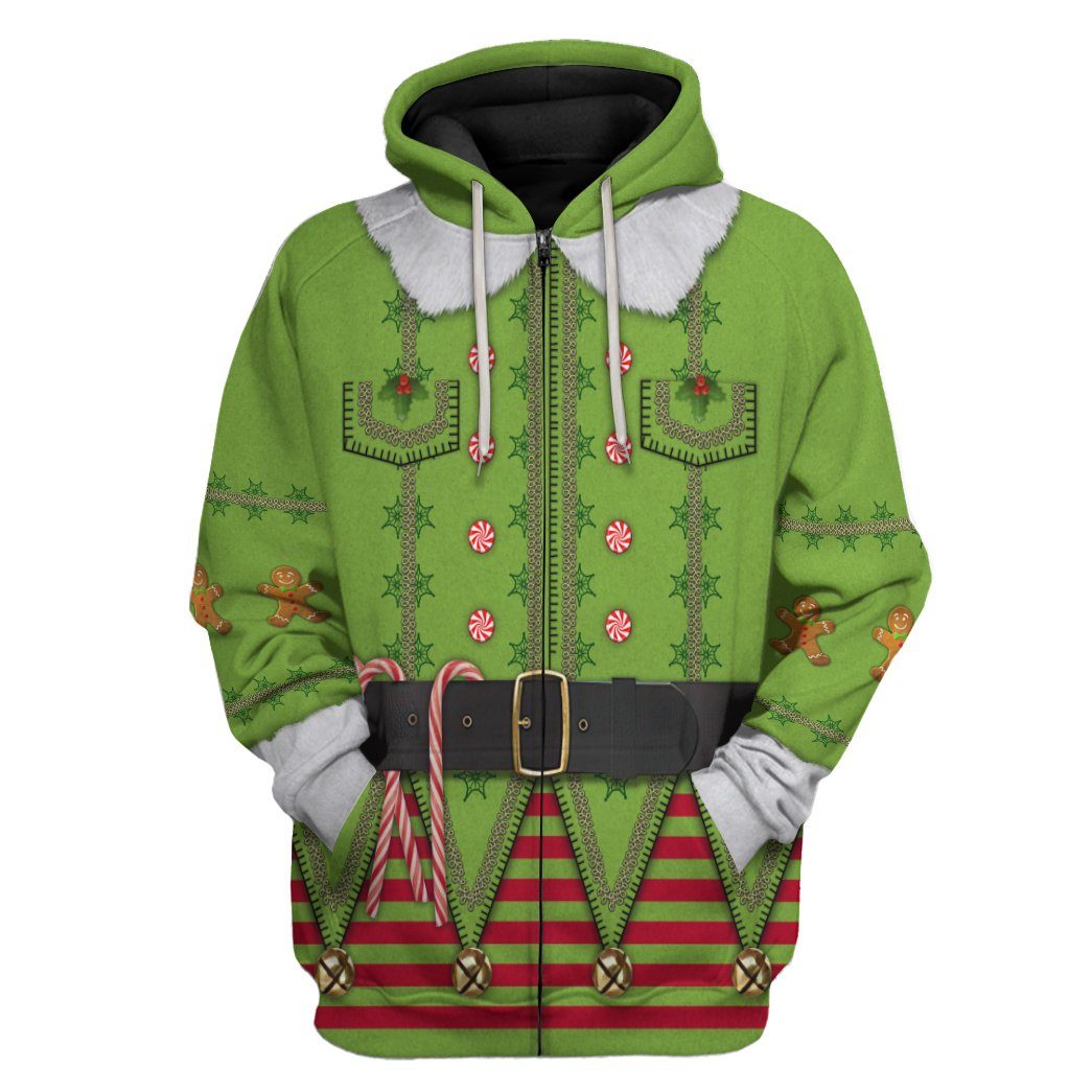 Klothek 3D Mens Ugly Christmas Elf Custom Tshirt Hoodie Apparel | Price in USA, Best Quality