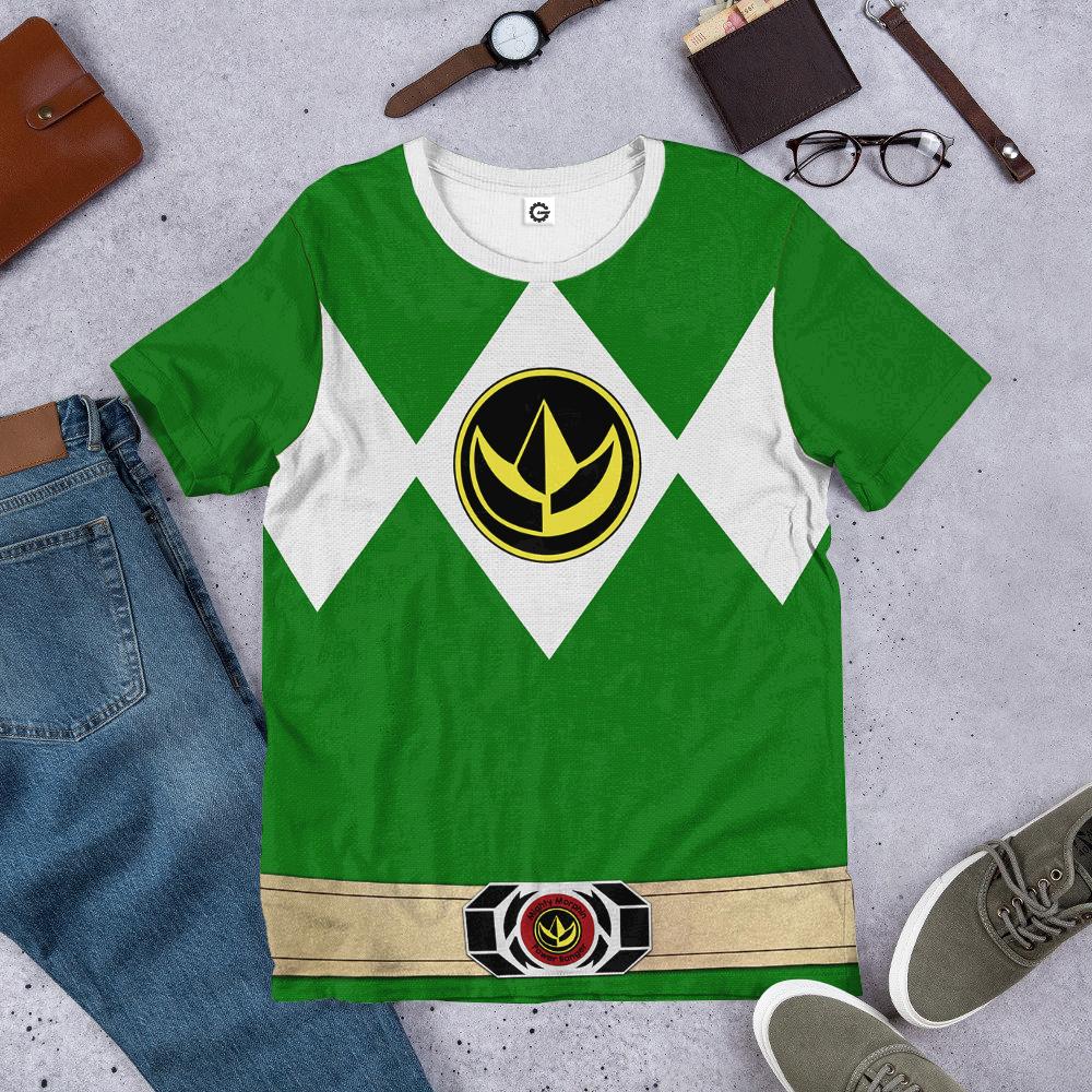 Klothek 3D Mighty Morphin Power Ranger Green Tshirt Hoodie Apparel | Price in USA, Best Quality