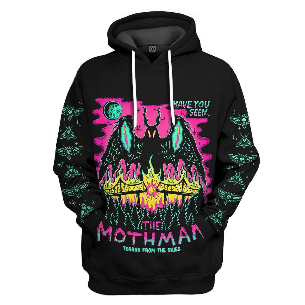 Klothek 3D Mothman Custom Hoodie Apparel | Price in USA, Best Quality