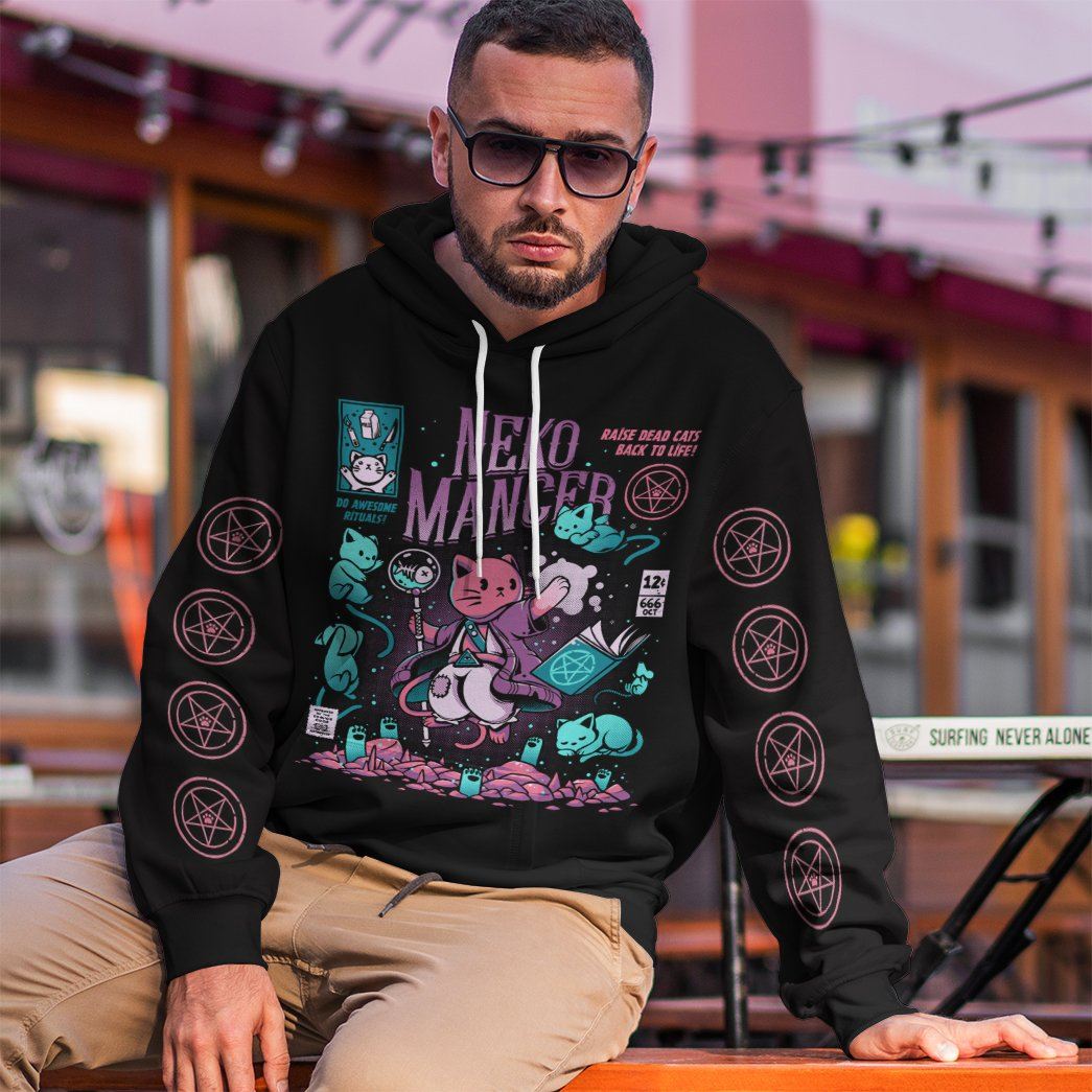 Klothek 3D Nekomancer Custom Hoodie Apparel | Price in USA, Best Quality