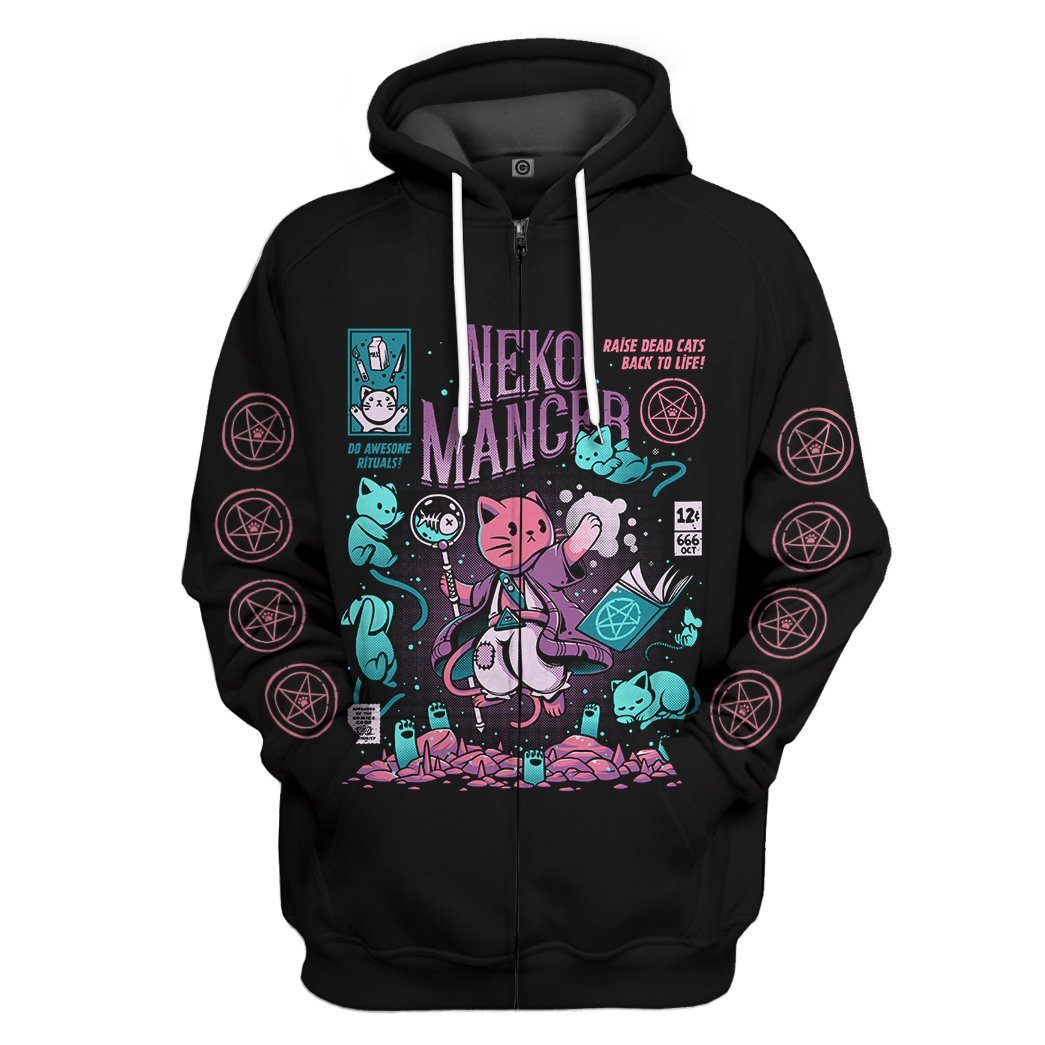 Klothek 3D Nekomancer Custom Hoodie Apparel | Price in USA, Best Quality