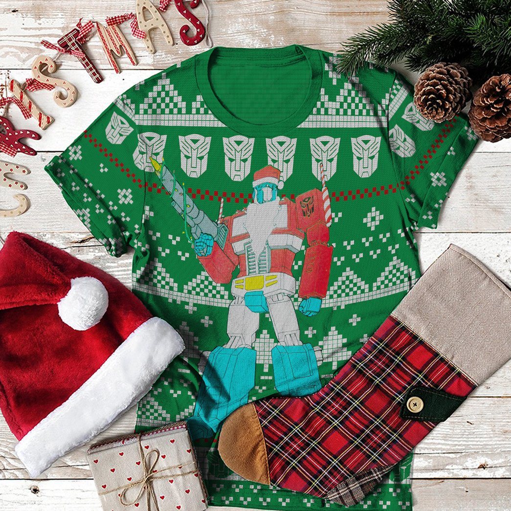 Klothek 3D Optimus Prime Ugly Christmas Sweater Custom Tshirt Hoodi | Price in USA, Best Quality