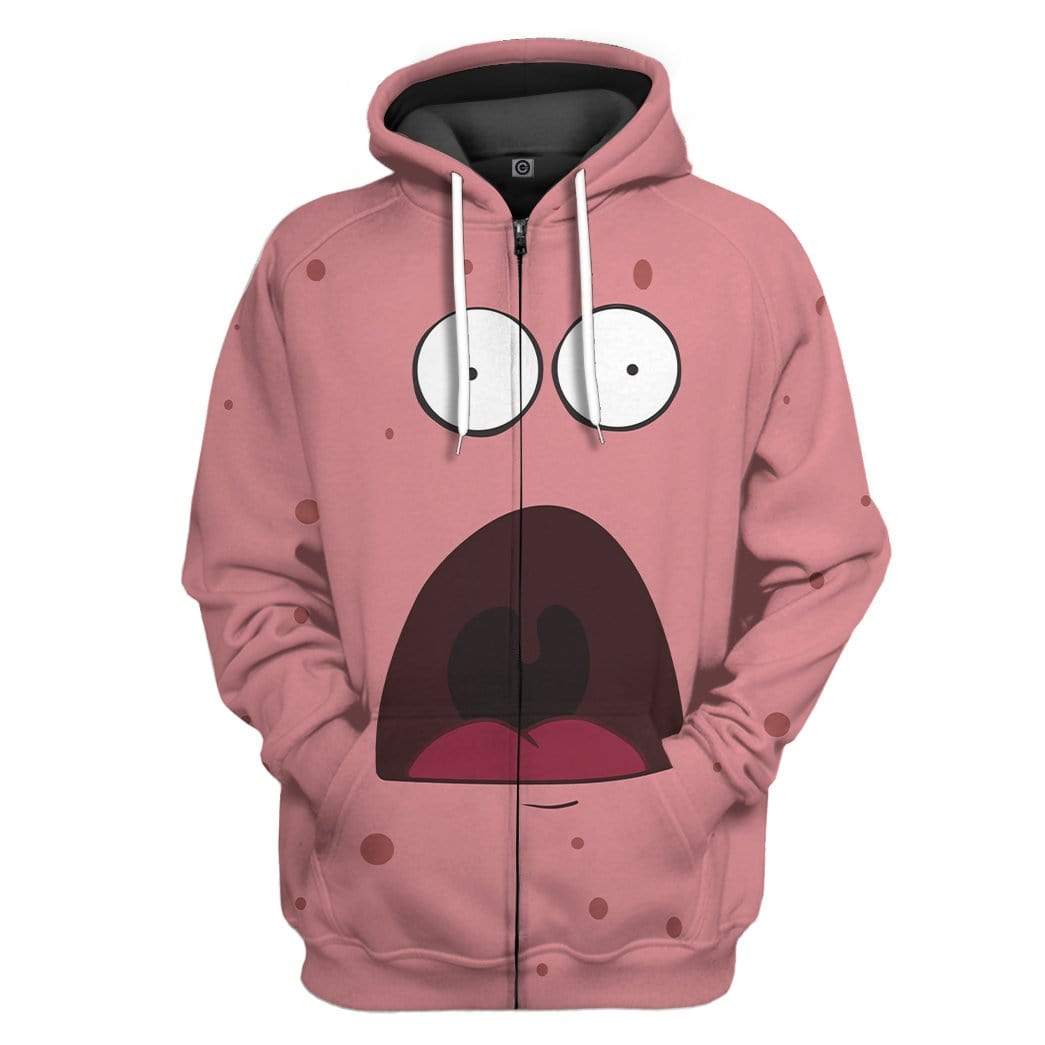 Klothek 3D Patrick Star Custom Hoodie Apparel | Price in USA, Best Quality