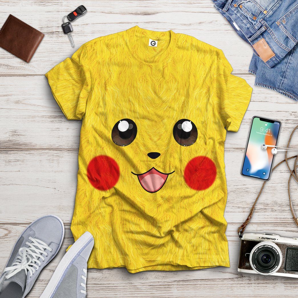 Klothek 3D Pokemon Pikachu Tshirt Hoodie Apparel | Price in USA, Best Quality