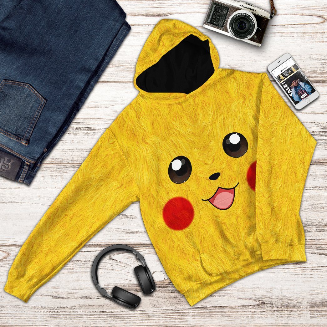 Klothek 3D Pokemon Pikachu Tshirt Hoodie Apparel | Price in USA, Best Quality