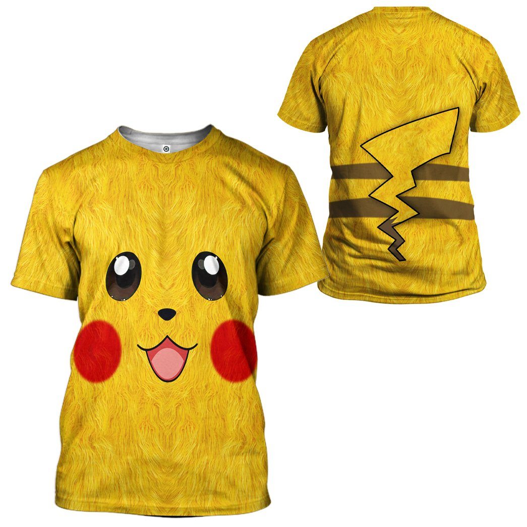 Klothek 3D Pokemon Pikachu Tshirt Hoodie Apparel | Price in USA, Best Quality