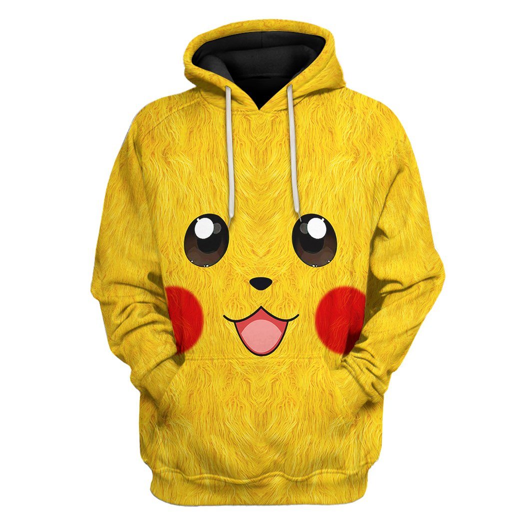 Klothek 3D Pokemon Pikachu Tshirt Hoodie Apparel | Price in USA, Best Quality