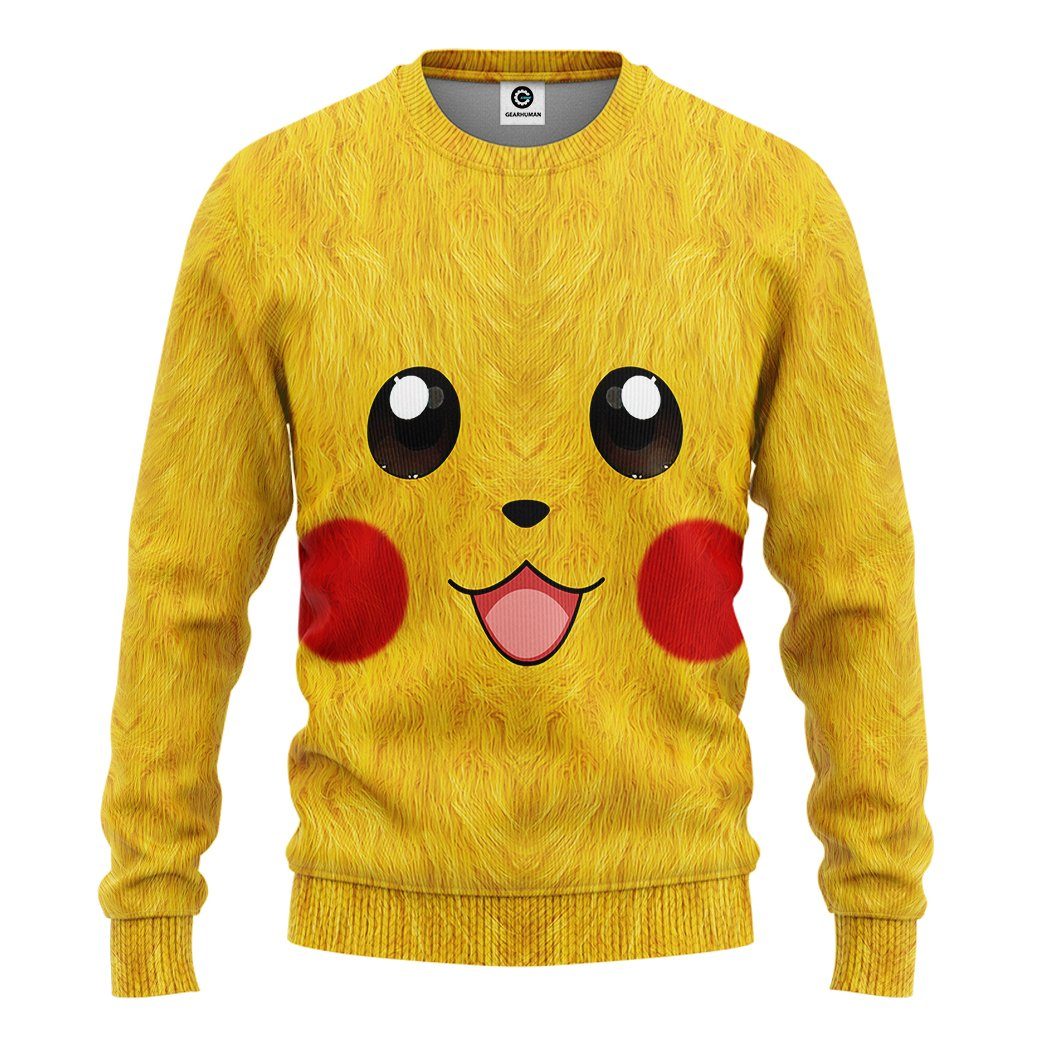 Klothek 3D Pokemon Pikachu Tshirt Hoodie Apparel | Price in USA, Best Quality