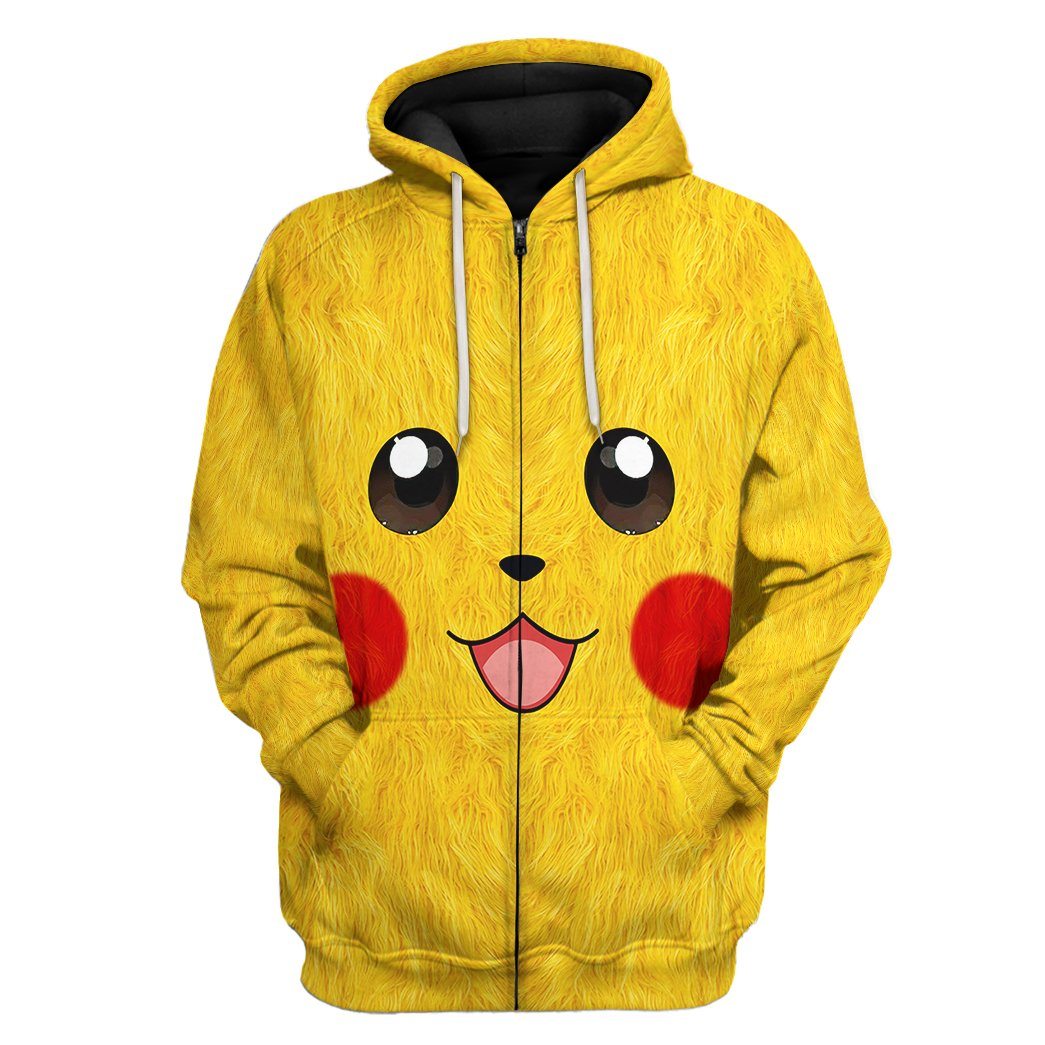 Klothek 3D Pokemon Pikachu Tshirt Hoodie Apparel | Price in USA, Best Quality