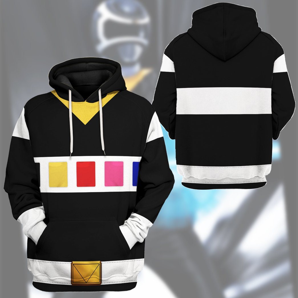 Klothek 3D Power Rangers in Space Black Custom Tshirt Hoodie Appare | Price in USA, Best Quality