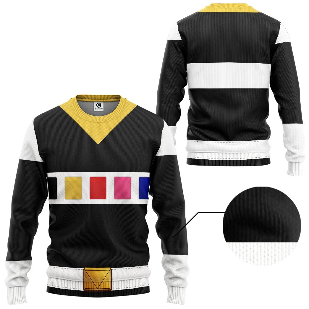 Klothek 3D Power Rangers in Space Black Custom Tshirt Hoodie Appare | Price in USA, Best Quality