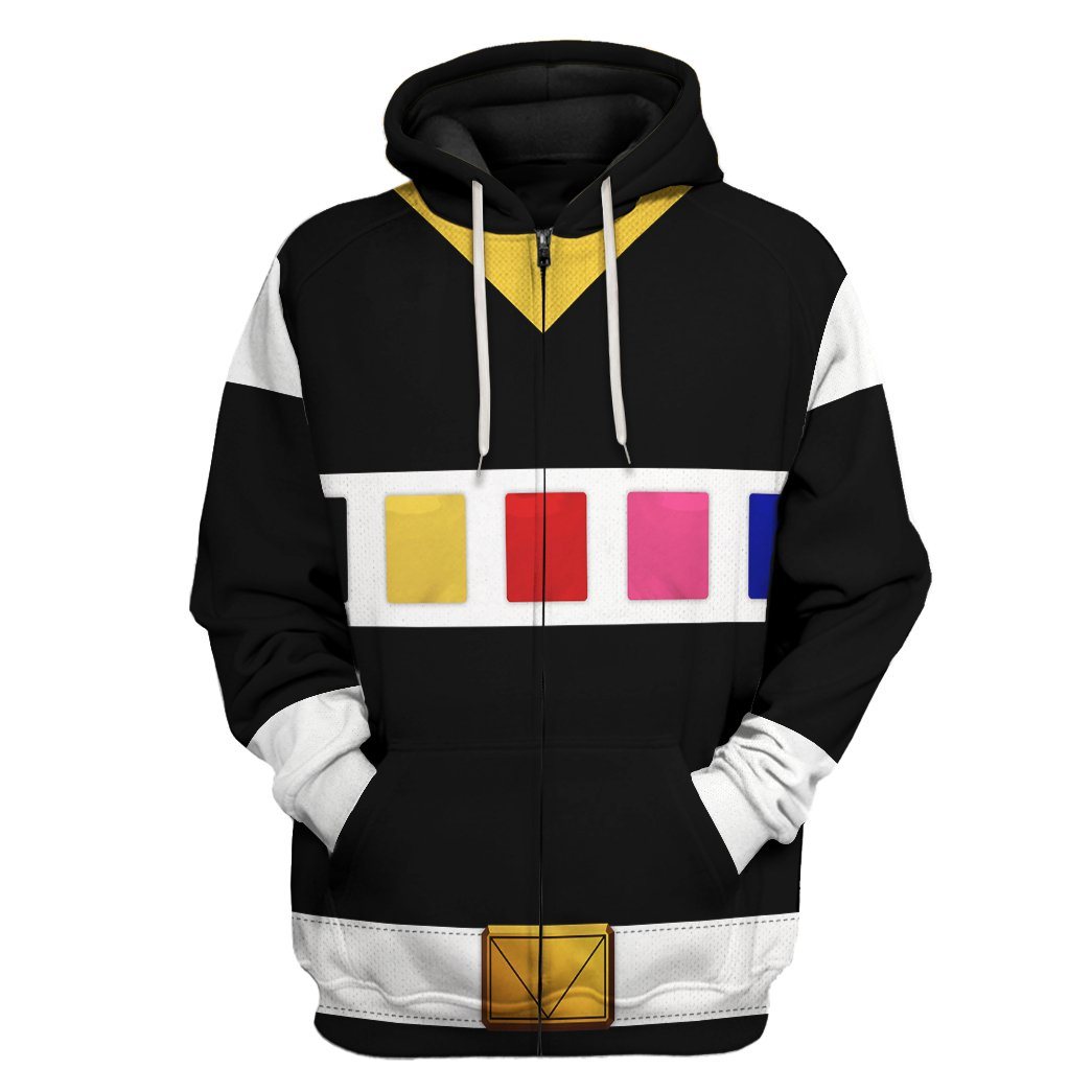 Klothek 3D Power Rangers in Space Black Custom Tshirt Hoodie Appare | Price in USA, Best Quality