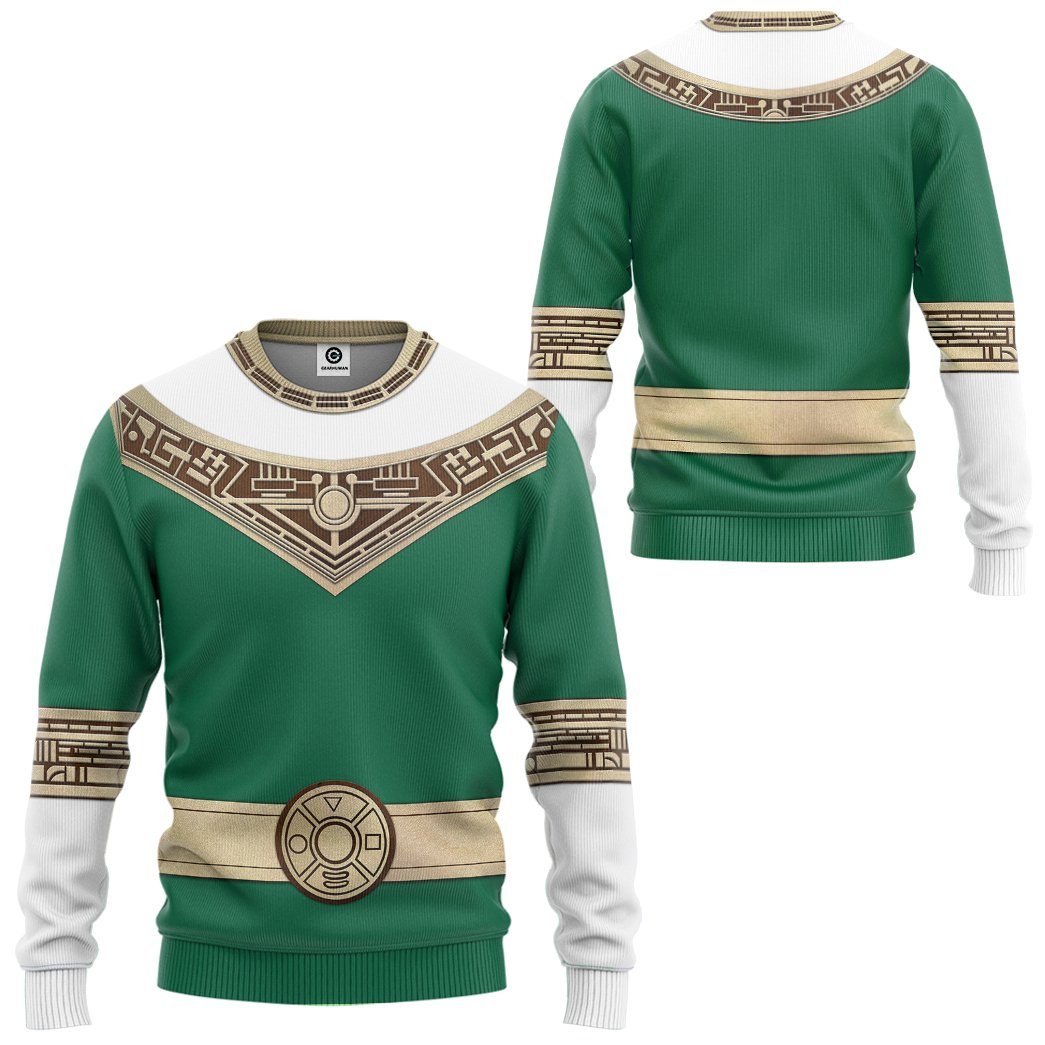 Klothek 3D Power Rangers Zeo Green Custom Tshirt Hoodie Apparel | Price in USA, Best Quality