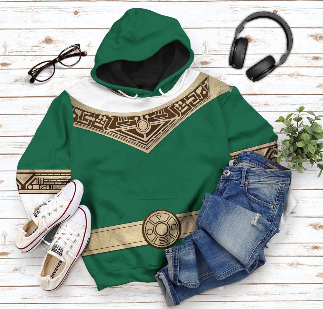 Klothek 3D Power Rangers Zeo Green Custom Tshirt Hoodie Apparel | Price in USA, Best Quality