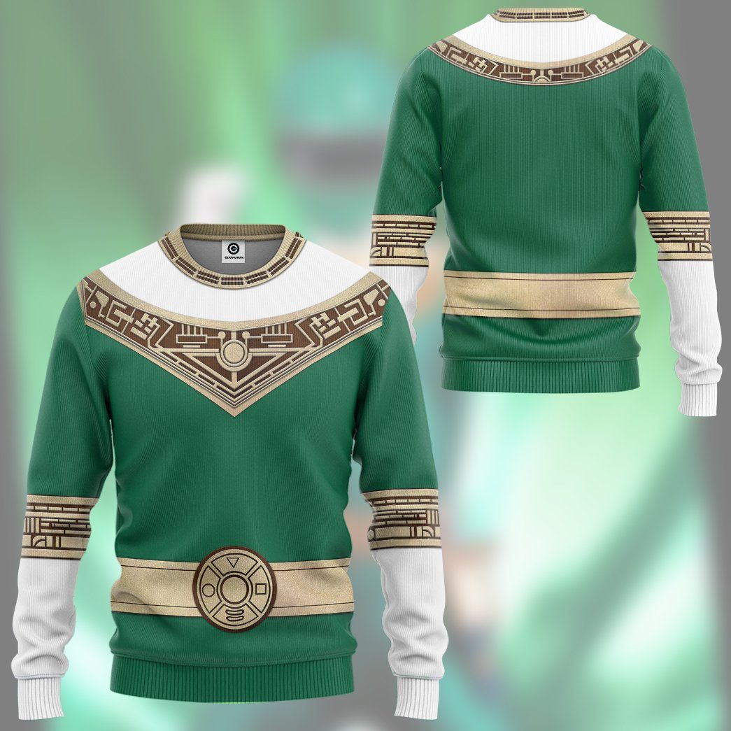 Klothek 3D Power Rangers Zeo Green Custom Tshirt Hoodie Apparel | Price in USA, Best Quality