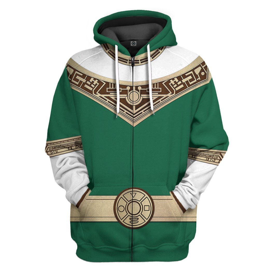 Klothek 3D Power Rangers Zeo Green Custom Tshirt Hoodie Apparel | Price in USA, Best Quality