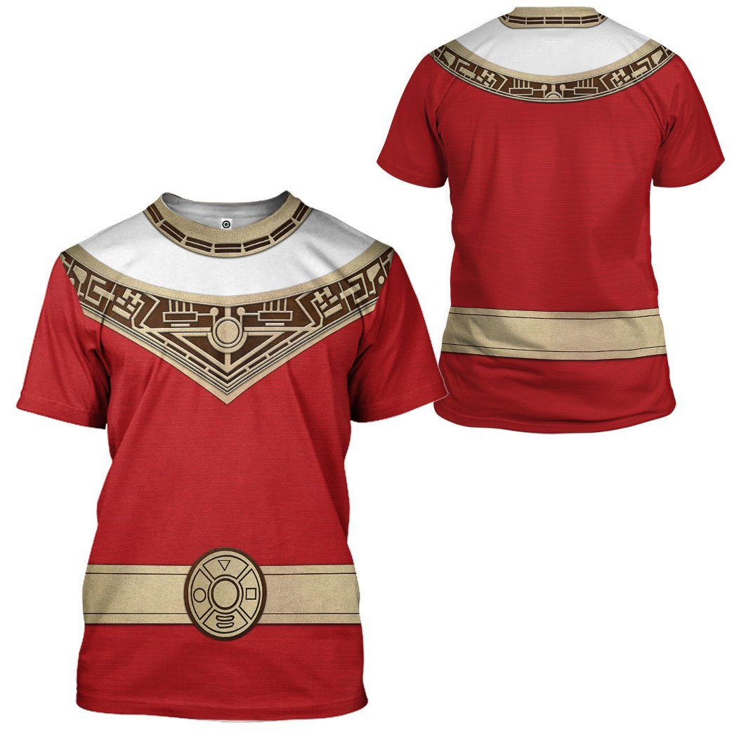 Klothek 3D Power Rangers Zeo Red Custom Tshirt Hoodie Apparel | Price in USA, Best Quality