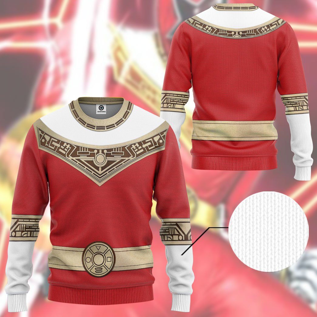 Klothek 3D Power Rangers Zeo Red Custom Tshirt Hoodie Apparel | Price in USA, Best Quality