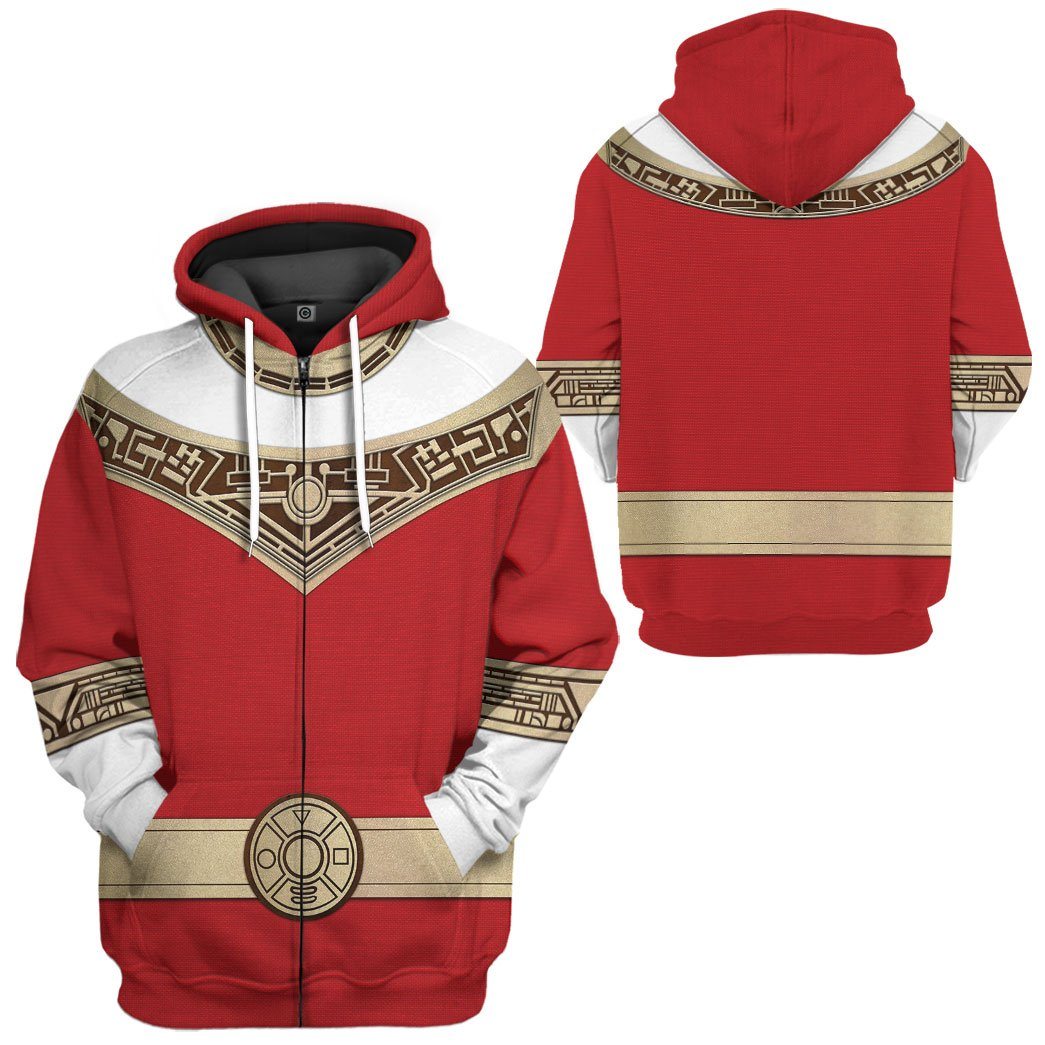 Klothek 3D Power Rangers Zeo Red Custom Tshirt Hoodie Apparel | Price in USA, Best Quality