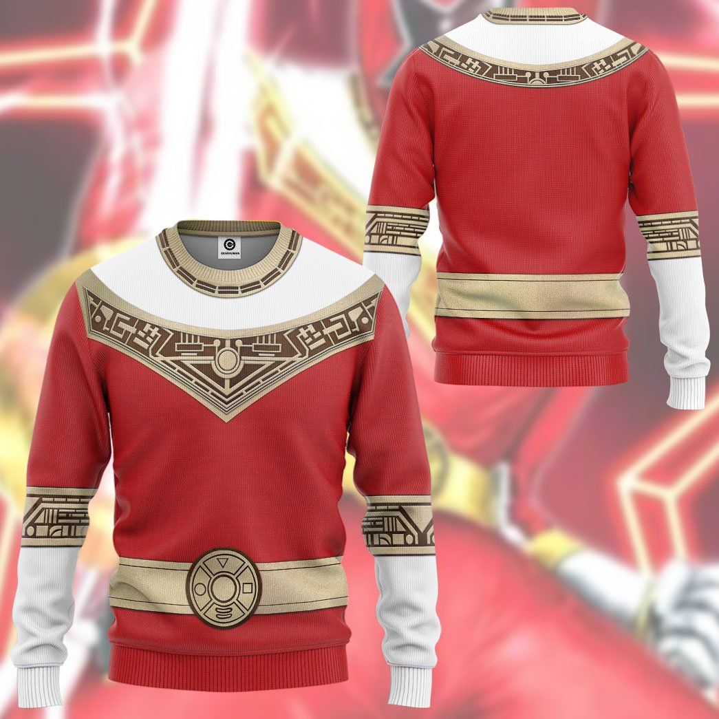 Klothek 3D Power Rangers Zeo Red Custom Tshirt Hoodie Apparel | Price in USA, Best Quality