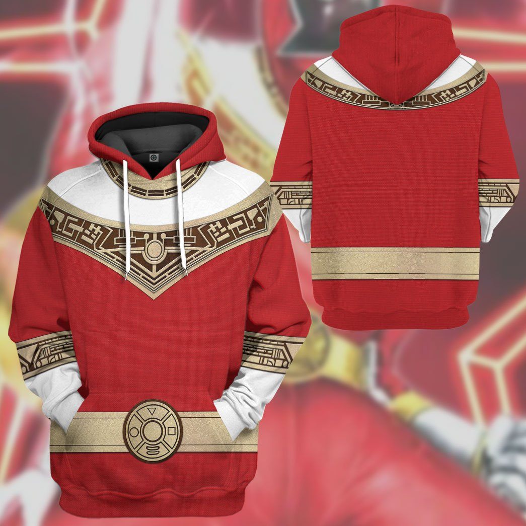 Klothek 3D Power Rangers Zeo Red Custom Tshirt Hoodie Apparel | Price in USA, Best Quality