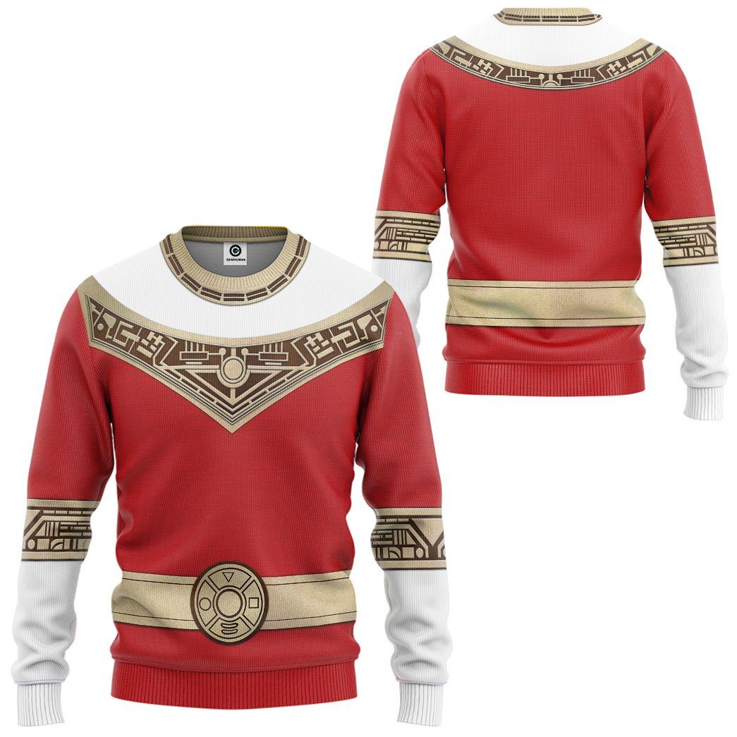 Klothek 3D Power Rangers Zeo Red Custom Tshirt Hoodie Apparel | Price in USA, Best Quality