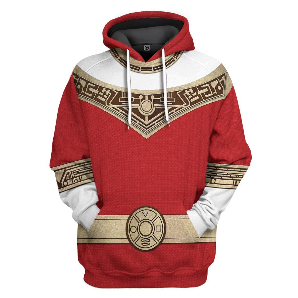 Klothek 3D Power Rangers Zeo Red Custom Tshirt Hoodie Apparel | Price in USA, Best Quality