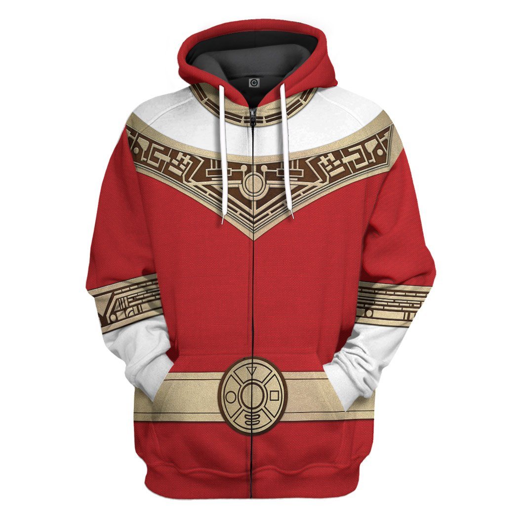 Klothek 3D Power Rangers Zeo Red Custom Tshirt Hoodie Apparel | Price in USA, Best Quality