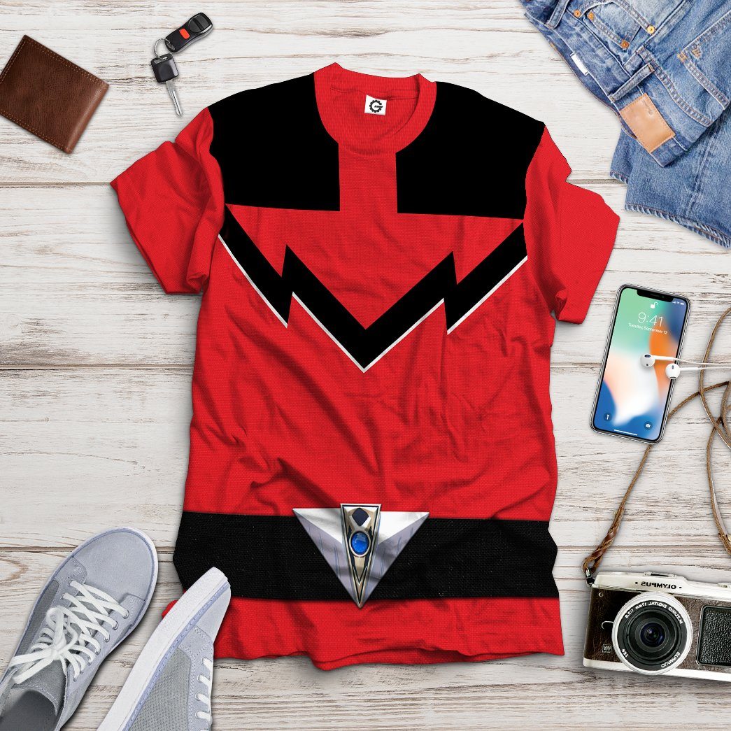 Klothek 3D Quantum Power Rangers Time Force Tshirt Hoodie Apparel | Price in USA, Best Quality