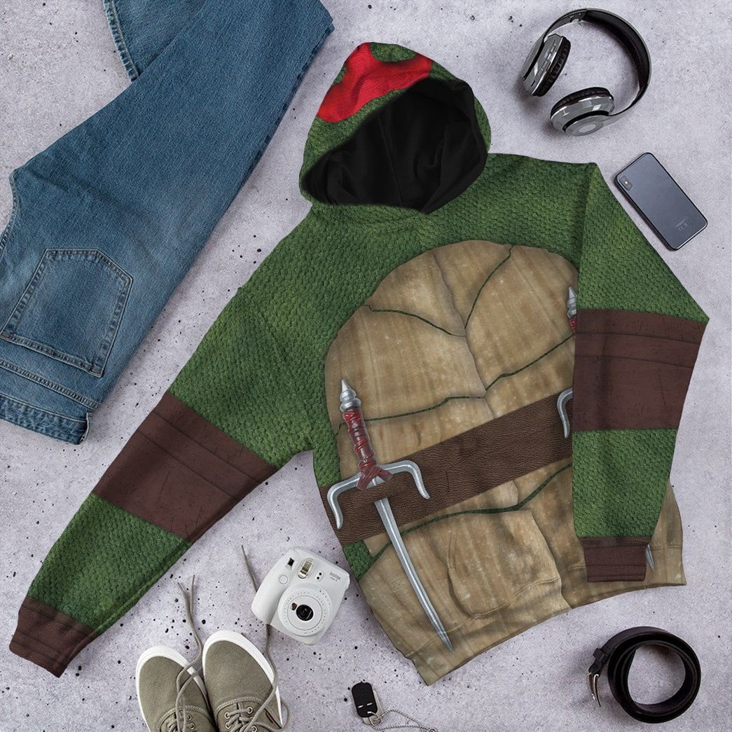 Klothek 3D Raphael Raph TMNT Cosplay Custom Tshirt Hoodie Apparel | Price in USA, Best Quality