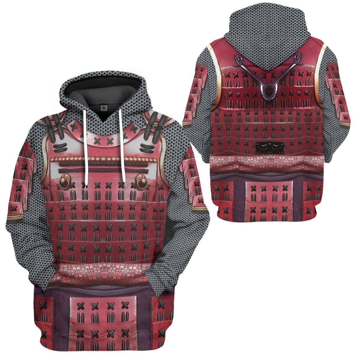 Klothek 3D Samurai Armor Custom Hoodie Apparel | Price in USA, Best Quality