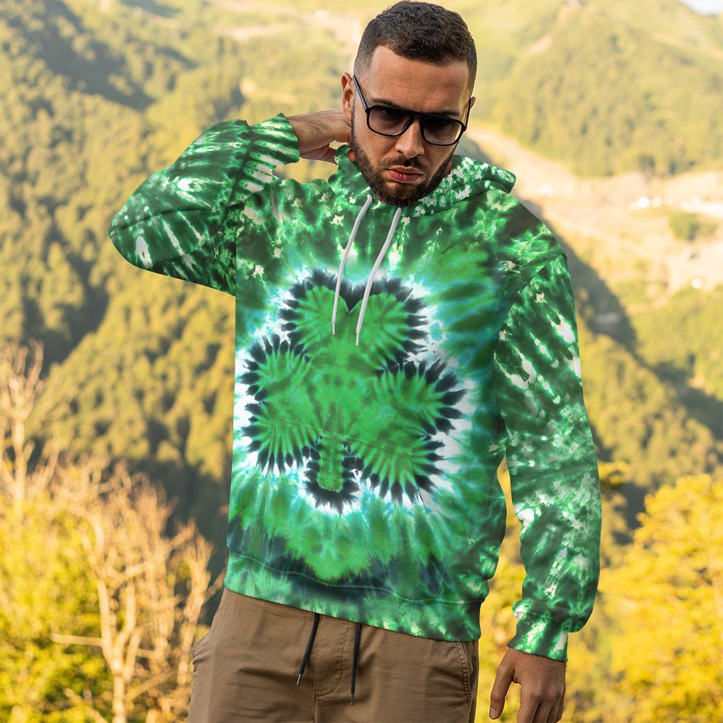 Klothek 3D Shamrock Tie Dye Custom Tshirt Hoodie Apparel | Price in USA, Best Quality